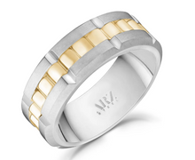 Charger l'image dans la galerie, Bague ARZ Steel Acier Inoxydable Argent - Silver Steel Ring - Bijou Homme - Man Jewelry - Montréal Québec