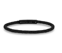 Charger l'image dans la galerie, Bracelet ARZ Acier Inoxydable Noir - Black Steel - Bijou Homme - Man Jewelry - Montréal Québec