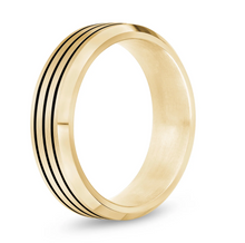 Charger l'image dans la galerie, Bague ARZ Steel Acier Inoxydable Or - Gold Steel Ring - Bijou Homme - Man Jewelry - Montréal Québec