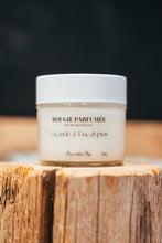 Charger l'image dans la galerie, soya coco wax candel artisanal quebec handmade montreal lavander eucalyptus scent home bougie chandelle fait main montreal quebec bougie parfumée scented candel cire de soya et noix de coco lavande eucalyptus maison réconfort confort relaxant relaxation détente