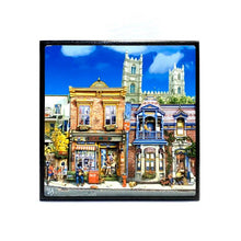 Charger l'image dans la galerie, cadre magnétique tableau urbain montréal fait main local
