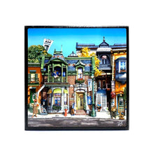 Charger l'image dans la galerie, Escaliers de Montréal fait main montréal tableau aimant