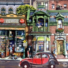 Charger l'image dans la galerie, Petit tableau magnétique (aimant) coloré - À l'ombre du centre-ville