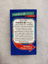 Charger l'image dans la galerie, bijoux manifestdesign artisan quebec