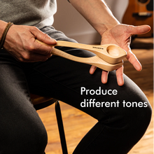 Charger l'image dans la galerie, Cuillère musicale québécoise - Boite-à-bois - Héritage Old fashioned multiple tones - vintage à l'ancienne instrument fait main Montréal Québec folklore