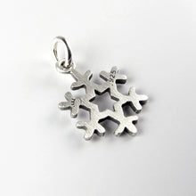 Charger l'image dans la galerie, Collier pendentif en argent - Flocon de neige