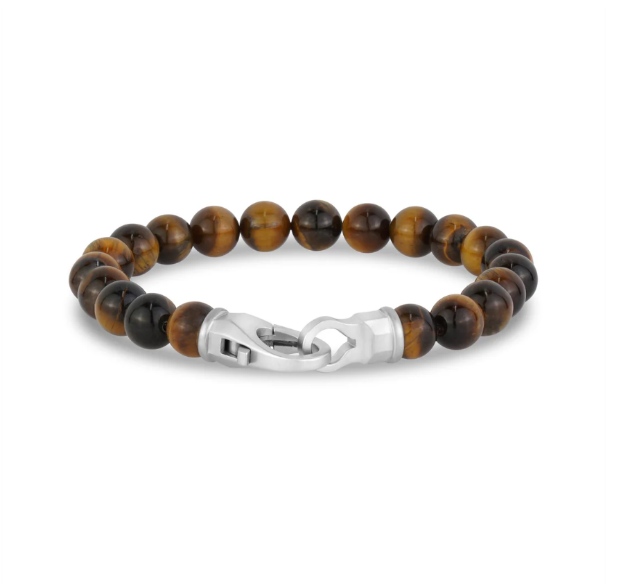 Bracelet en perles Œil-de-Tigre 8 mm