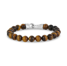 Charger l&#39;image dans la galerie, Bracelet en perles Œil-de-Tigre 8 mm
