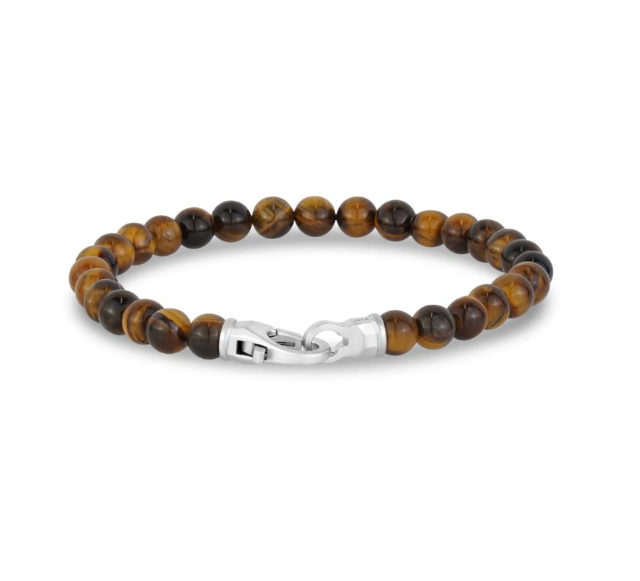 Bracelet en perles Œil-de-Tigre 6 mm