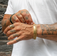 Charger l&#39;image dans la galerie, Bracelet double Franco 8 mm en or
