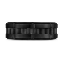 Charger l&#39;image dans la galerie, Bague tournante 8 mm noire mate et brillante
