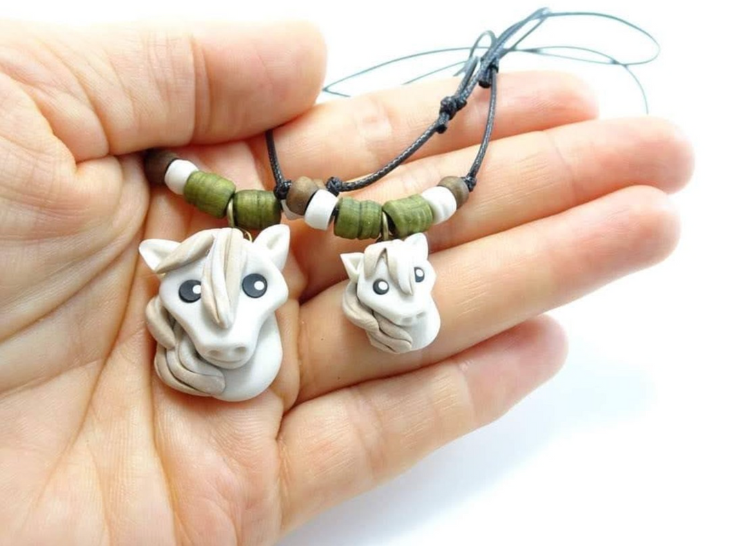 Collier pour enfant Cheval - Art-Éli