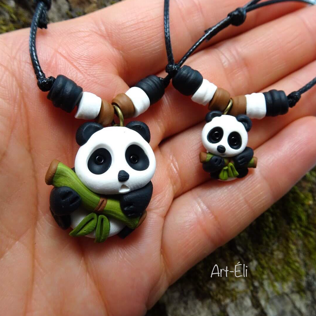 Collier pour enfant Panda - Art-Éli