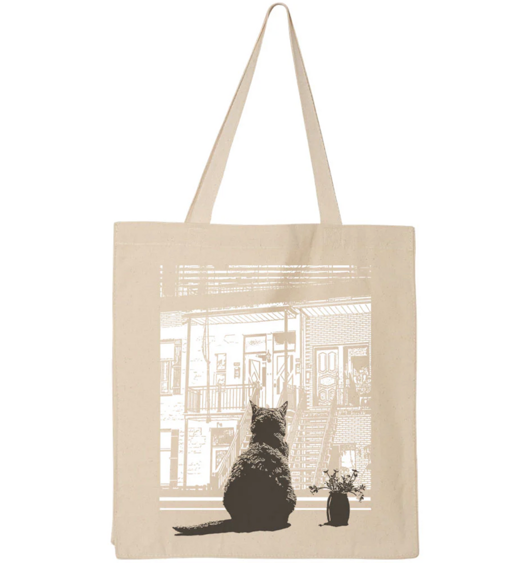 Sac en toile imprimé de Montréal - Vita Contemplativa