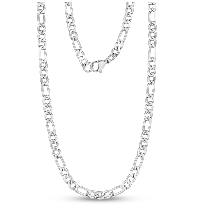 Collier à mailles Figaro 5 mm en acier
