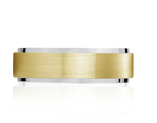 Charger l&#39;image dans la galerie, Bague 7 mm dorée matte
