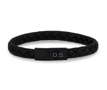 Charger l&#39;image dans la galerie, Bracelet en cuir plat de 8 mm
