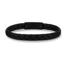 Charger l&#39;image dans la galerie, Bracelet en cuir plat de 8 mm

