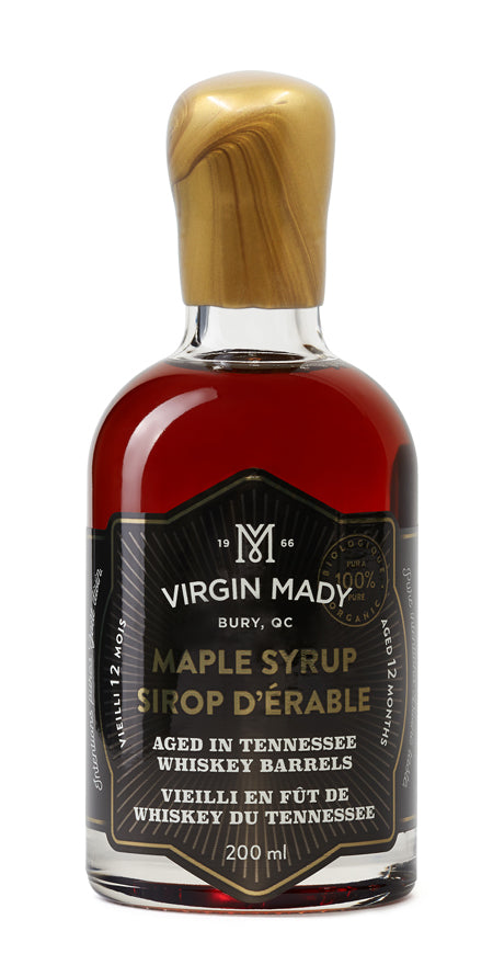 Sirop d'érable vieilli en fut de whiskey du Tennessee - Virgin Mady