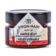 Charger l&#39;image dans la galerie, Gelée d&#39;érable fumée et infusée aux piments forts - Virgin Mady
