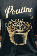 Charger l&#39;image dans la galerie, T-shirt vintage Poutine 28 ¢ - Gris charbon
