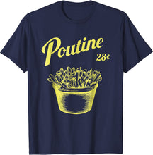 Charger l&#39;image dans la galerie, T-shirt vintage Poutine 28 ¢ - Gris charbon
